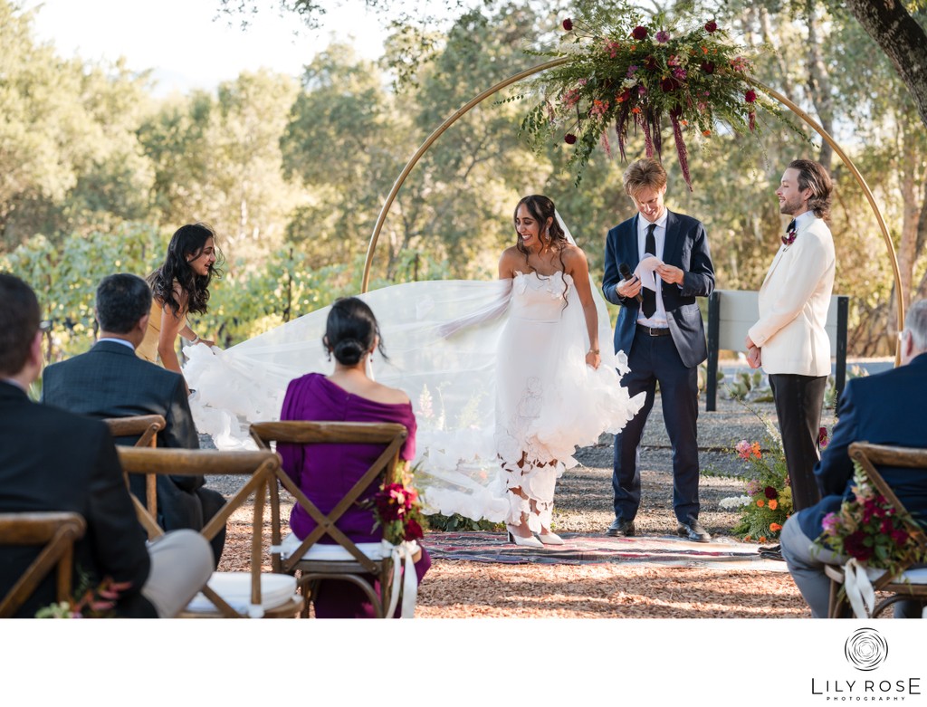 Reeve Winery Healdsburg Editorial Wedding Photographer