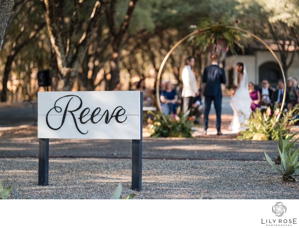 Napa Wedding Ceremony Photography