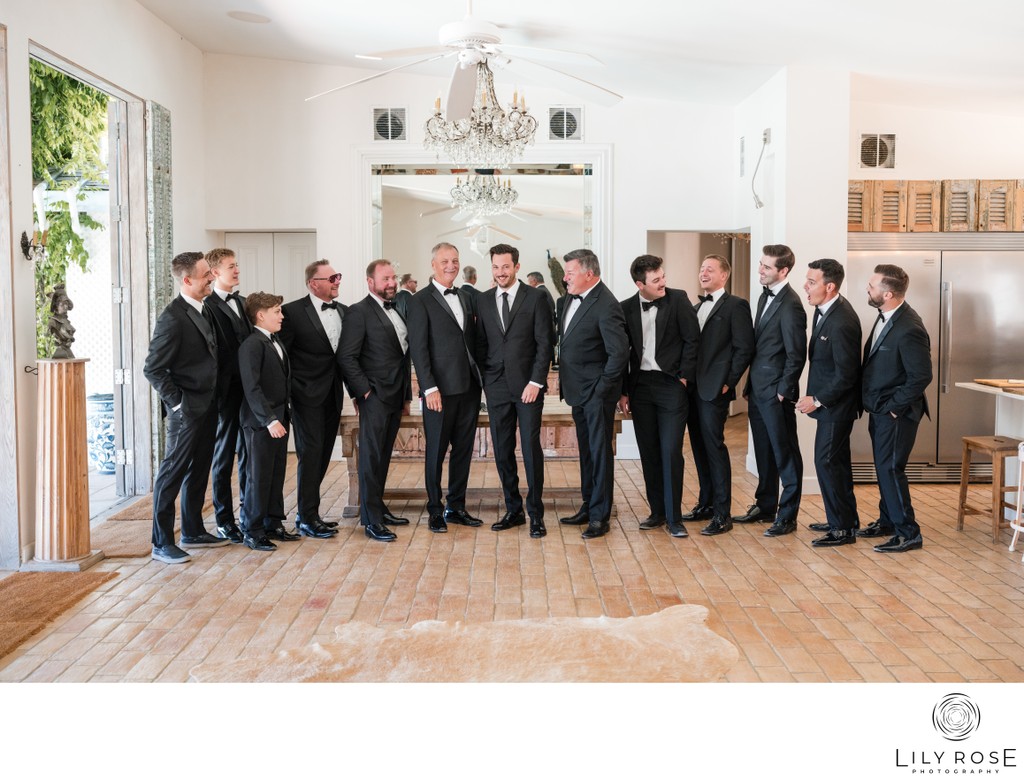 Groomsmen Blair Spangler St Helena Wedding Photographer