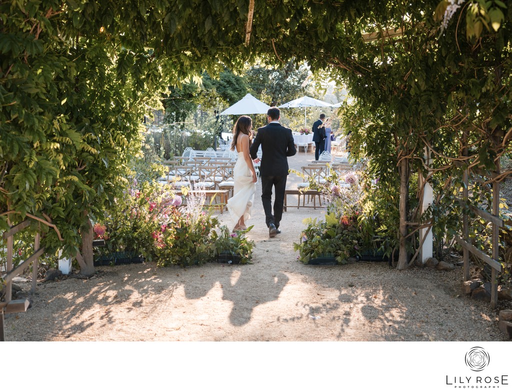 Napa Outdoor Garden Wedding Photographer