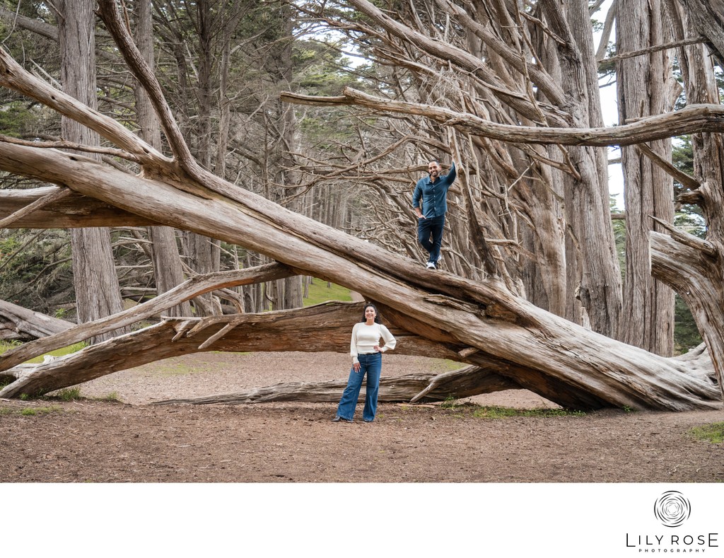 Romantic Engagement Session Moss Beach