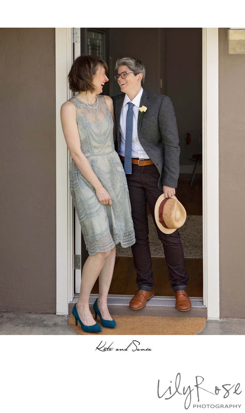 Best Micro Wedding Photography Cute Gender Fluid Couple
