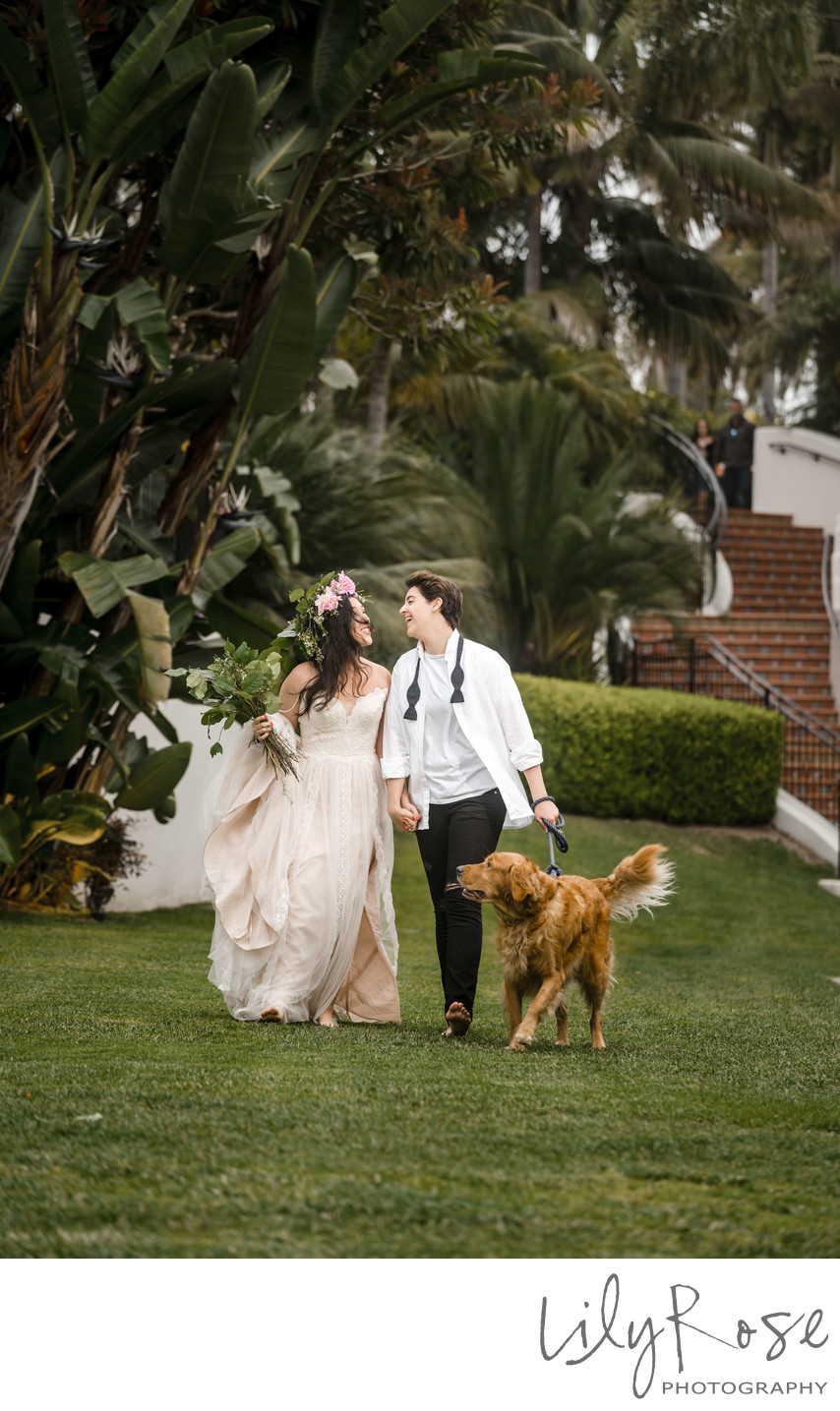 Santa Barbara Bacara Resort Spa Wedding Couple
