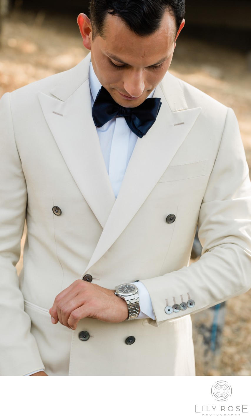 Luxury Same-Sex Wedding Montage Healdsburg Groom