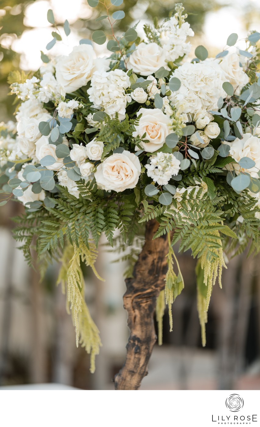 Burbank Wedding Reception Floral
