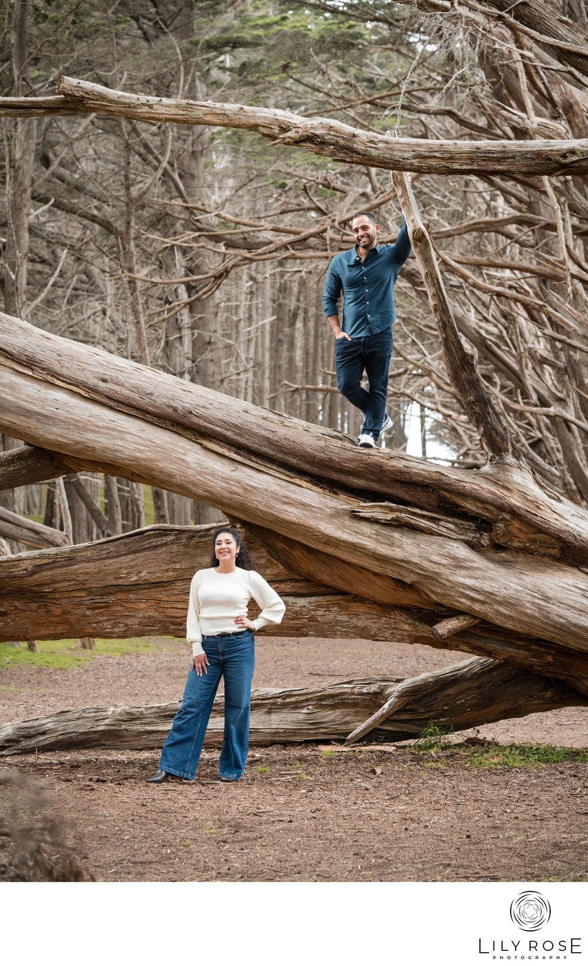 Romantic Engagement Session Half Moon Bay