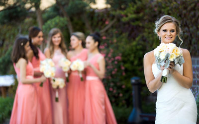 Bridal Party with Bride Fairmont San Francisco 