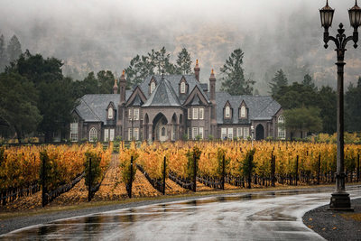 Ledson Winery on a Rainy Fall Day