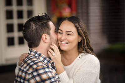 Photography of Newly Engaged Couple at Ledson Winery