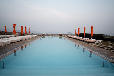 Pool Carneros Resort and Spa Napa Wedding Photographers