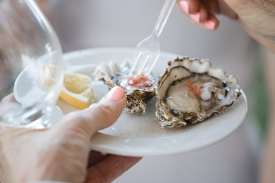 The Barn at Harrow Cellars Appetizer Oysters Sonoma