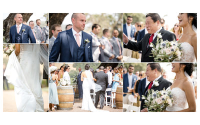 Ceremony Sonoma Photography Kunde Winery Wedding