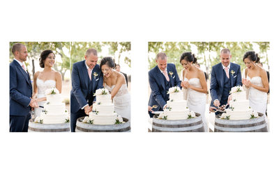 Sonoma Photography Wedding Kunde Winery Cake Cutting