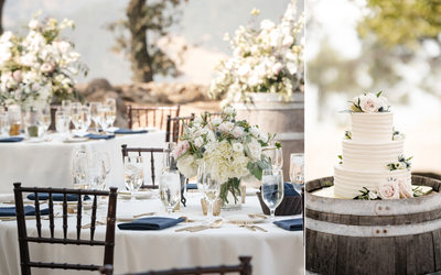 Sonoma Photographers Wedding Kunde Winery Wedding Cake