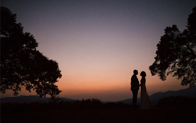 Kunde Family Winery Sonoma Photographers Wedding Sunset