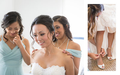 Cornerstone Sonoma Wedding Photographers Bride Dressing