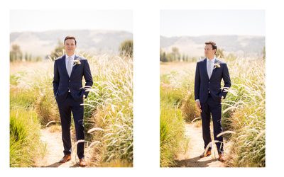 Cornerstone Sonoma Wedding Photographer First Look