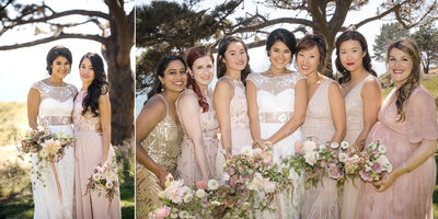 Bridal Party Editorial Wedding Photographer Timber Cove