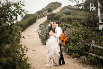 Santa Barbara Bacara Resort Walking Trail Couple