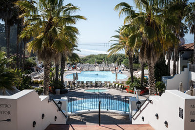 Bacara Resort Pool View Wedding Photographers