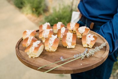 Appetizers Montage Healdsburg Hotel Wedding Photography