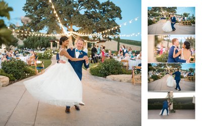 First Dance Villa San Juliette Vineyards Wedding