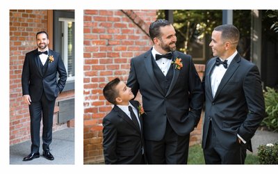 Groomsmen Estate Yountville Luxury Wedding Photography