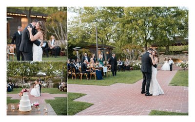 First Dance Luxury Napa Wedding Portrait Photographers