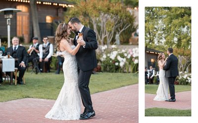 First Dance Luxury Napa Wedding Portrait Photographer