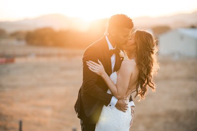 Sunset Napa Wedding Photographers Carneros Resort