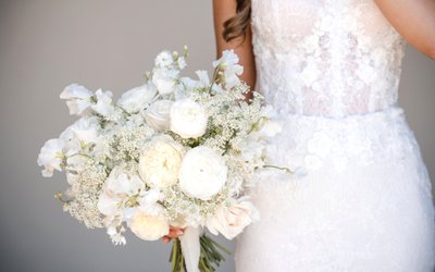 Stanly Ranch Bride Bouquet Black Tie Wedding Photograph