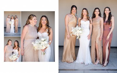 Stanly Ranch Bridal Party Black Tie Wedding Photography