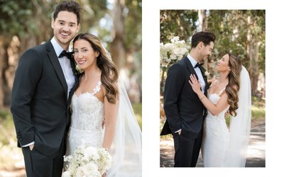 Bride Groom Stanly Ranch Black Tie Wedding Photographer