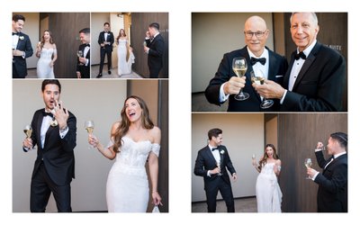 Cheers Stanly Ranch Napa Wedding Photographers