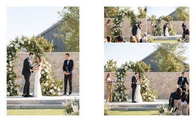 Ceremony Stanly Ranch Black Tie Wedding Photography