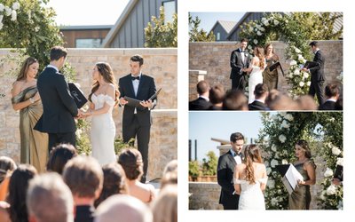 Ceremony Stanly Ranch Wedding Photograph Napa