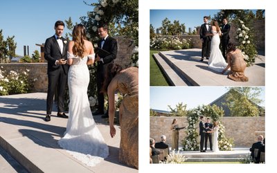 Ceremony Stanly Ranch Auberge Wedding Photographers