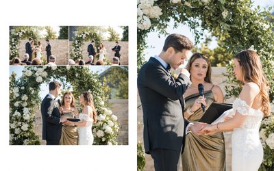 Ceremony Stanly Ranch Napa Black Tie Photographers