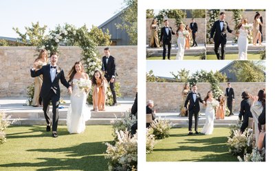 Ceremony Stanly Ranch Black Tie Photography