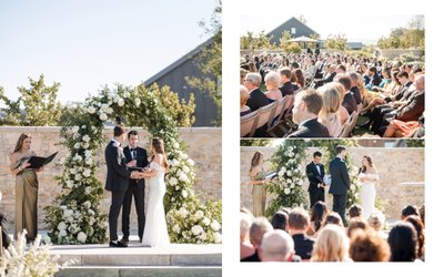 Ceremony Stanly Ranch Auberge Napa Wedding Photographer