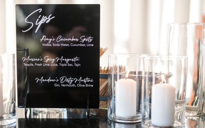 Signature Drinks Stanly Ranch Wedding Photographers