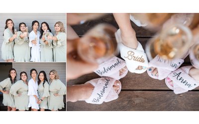 Bridal Party Beringer Vineyards Wedding St Helena