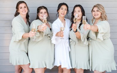 Bridal Party Beringer Vineyards Wedding