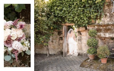 Bride Portraits Beringer Vineyards 