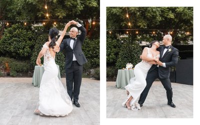 First Dance Beringer Vineyards Wedding Photography