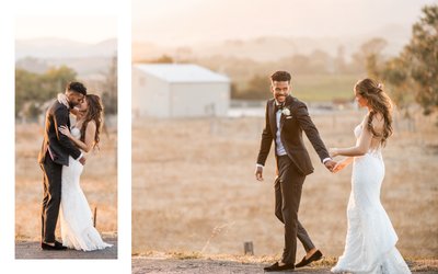 Sunset Carneros Resort Napa Wedding Photographers