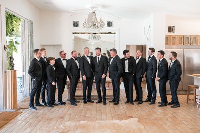 Groomsmen Blair Spangler St Helena Wedding Photographer