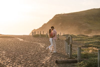 Romantic Marin Headlands Engagement Session