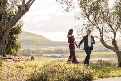 Rams Gate Winery Luxury Engagement Session