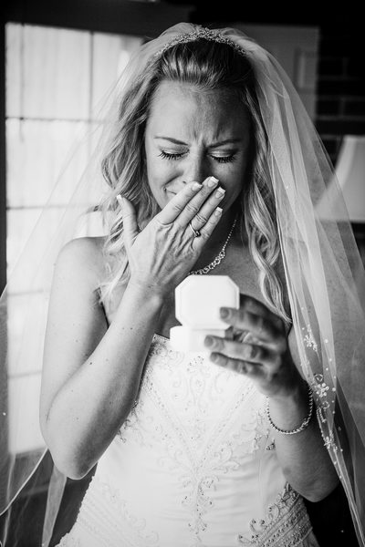 Emotional Reaction to Groom's Gift to Bride